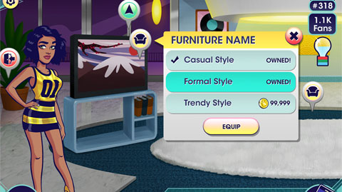Katy Perry Pop - Furniture UI