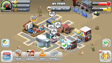 Car Town Streets - HUD