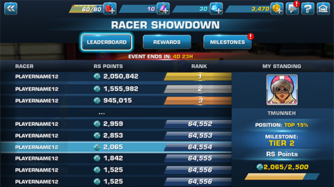 Car Town Racing - Racer Showdown Leaderboard
